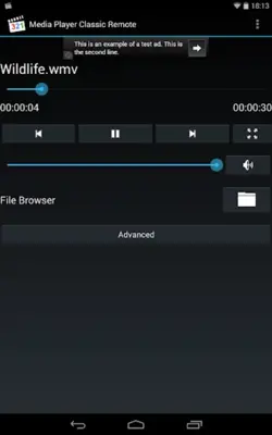 Media Player Classic Remote android App screenshot 7